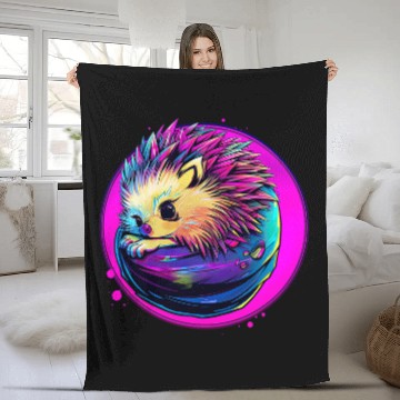 Discover Hedgehog Pet Adorable Rolledup Hedgehogs Ball Cute Charming Zip Fleece Blankets