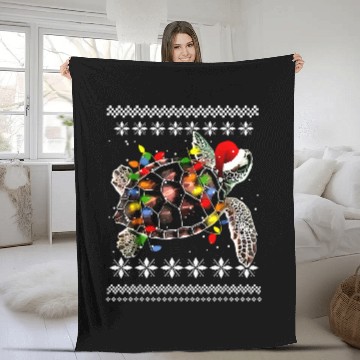 Discover Turtle Pet Light Up Christmas Funny Santa Hat Ugly Xmas 44 Baseball Tees Fleece Blankets