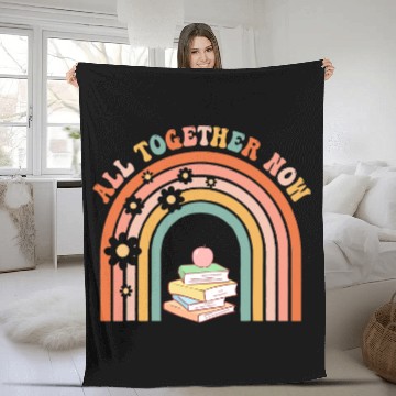 Discover Book Fun All Together Now Summer Reading Rainbow Book Lover 16 Fleece Blankets