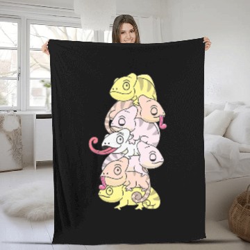 Discover Chameleon Pet Pangender Flag Gender Pride Lgbtq Fleece Blankets