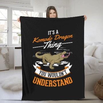Discover Komodo Pet Its a Komodo Dragon thing You wouldnt understand Fleece Blankets