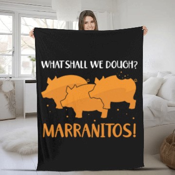 Discover Pig Pet What Shall We Dough Pig Mexican Candy Sweet Bread Fleece Blankets