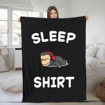 Discover Gorilla Pet Nap Sleeping Sleep Pajamas Pajama 6 Fleece Blankets
