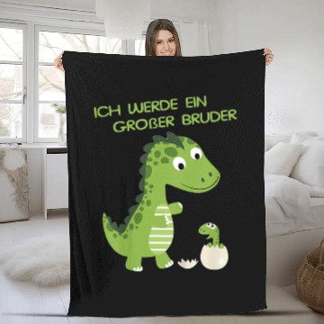 Discover Dinosaur Pet Childrens Kids Big Brother Gift Idea Fleece Blankets