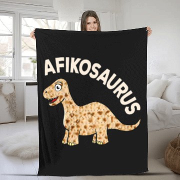 Discover Dinosaur Pet Afiko Fleece Blankets Hebrew Passover Jewish Funny Fleece Blankets