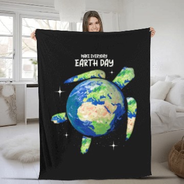 Discover Turtle Pet Earth Day Make Everyday Earth Day Earth Sea Turtle Art Baseball Tees Fleece Blankets