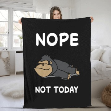 Discover Gorilla Pet Nap Sleeping Sleep Pajamas Pajama 31 Fleece Blankets