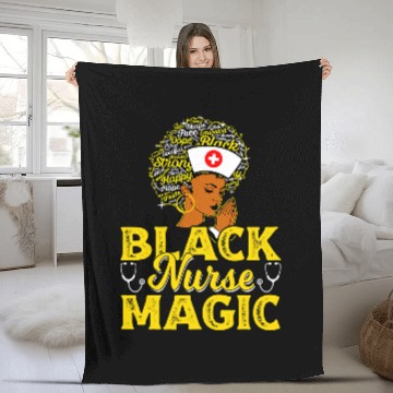 Discover nurses Job Womens Funny Juneteenth Black History nurses Juneteenth Afro African Fleece Blankets