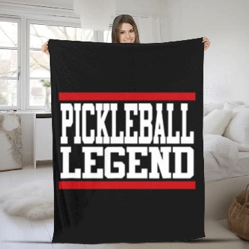 Discover Sport Pickleball Pickleball Legend Athletic Player Baseball Tees Fleece Blankets