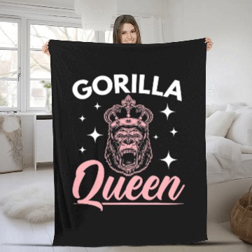 Discover Gorilla Pet Queen Ape Lover Monkey Whisperer Zookeeper Baseball Tees Fleece Blankets