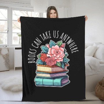 Discover Book Fun Can Take Us Anywhere Reading Romance Thriller 0 Fleece Blankets