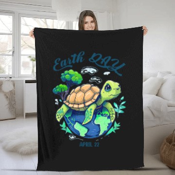 Discover Turtle Pet Earth Day Restore Earth Sea Turtle Art Save the Planet 9 Baseball Tees Fleece Blankets
