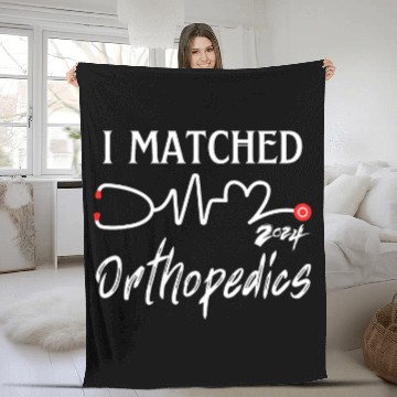 Discover Match Day 2024 Orthopedics Residency Future Doctor Fleece Blankets