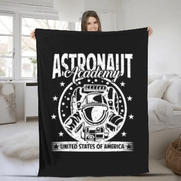 Discover Astronaut Job Academy USA astronaut 1 Fleece Blankets