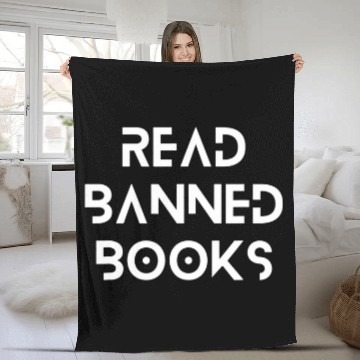 Discover Book Fun Read Banned Books Funny Reading Artistic sarcasms Librarian Fleece Blankets