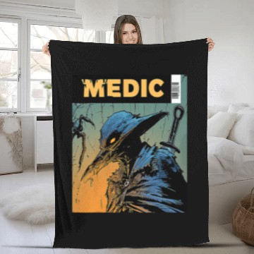 Discover Medic Comic Book Plague Doctor Healer Magazine Style Art Baseball Tees Fleece Blankets
