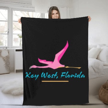 Discover Flamingo Pet Key West Florida Art Deco Flamingo Design Baseball Tees Fleece Blankets