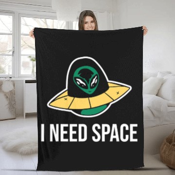 Discover Aliens UFO I need space  for astronomy geek Baseball Tees Fleece Blankets