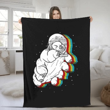 Discover Astronaut Job Tardigrade Tardigrade In Space Microbiologist Cute MicroOrg Fleece Blankets