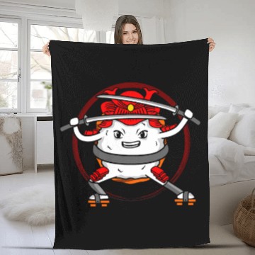 Discover Cute Japanese Samurai vintages Samurai Cat Geisha Art Graphic Baseball Tees Fleece Blankets