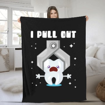 Discover dentists Job I pull out Profession Pull Toothless dentists Baseball Tees Fleece Blankets