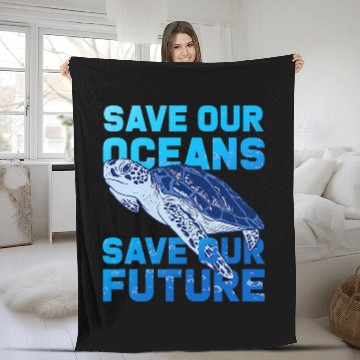 Discover Turtle Pet Environment Nature Lover Fleece Blankets