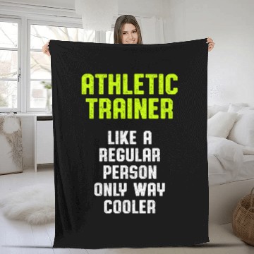 Discover Athletic Trainer Gym Coachs Wellness Coaching 22 Baseball Tees Fleece Blankets