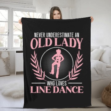 Discover Line Dancing Western Dance Cowboy Cowgirls Dancer 22 Fleece Blankets