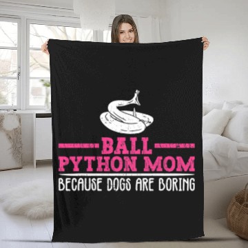 Discover Python Pet Ball Python Mom For Royal Python Lover Baseball Tees Fleece Blankets