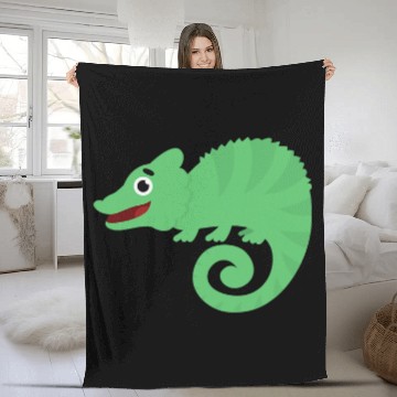 Discover Chameleon Pet 2 Baseball Tees Fleece Blankets