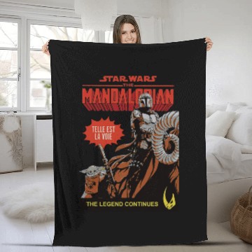 Discover Book Fun Star Wars The Mandalorian Telle Est La Voie Comic Baseball Tees Fleece Blankets