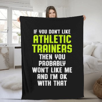 Discover Athletic Trainer Gym Coachs Like Wellness Coaching Baseball Tees Fleece Blankets