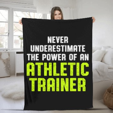 Discover Athletic Trainer Gym Coachs Never Wellness Coaching Baseball Tees Fleece Blankets
