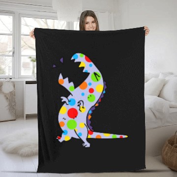 Discover Dinosaur Pet International Dot Day Polka Dot September 15 Dinosaur TRex Baseball Tees Fleece Blankets
