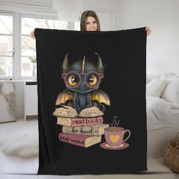 Discover Book Fun Funny Dragon Read Books Be Kind Stay Weird Baseball Tees Fleece Blankets