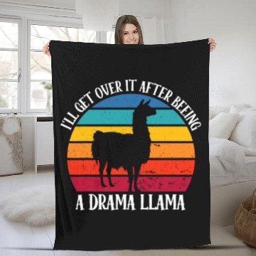 Discover Llama Pet Ill Get Over It After Beeing A Drama 9 Baseball Tees Fleece Blankets