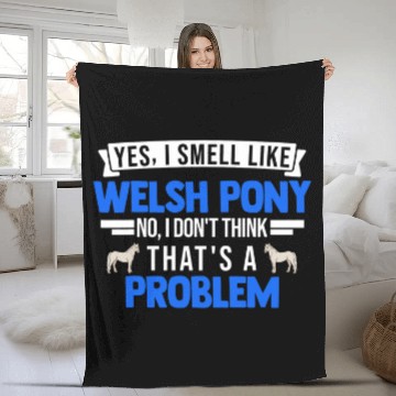 Discover Horse Pet Welsh Pony Smell 6 Baseball Tees Fleece Blankets