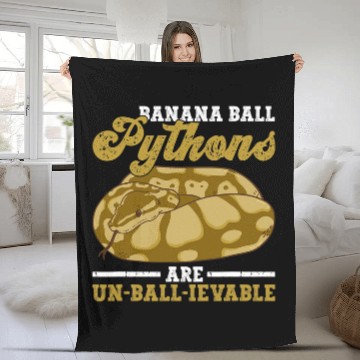 Discover Python Pet Ball Python Are UnBallIevable for Royal Python Owner Baseball Tees Fleece Blankets