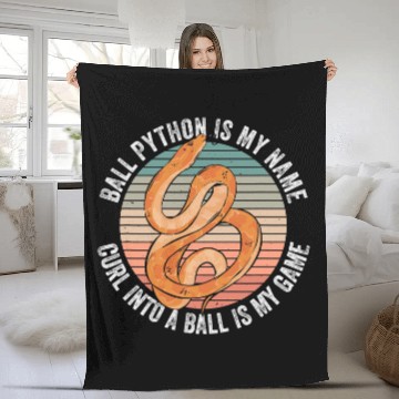 Discover Python Pet Ball Python Quote For Royal Python Lover Baseball Tees Fleece Blankets
