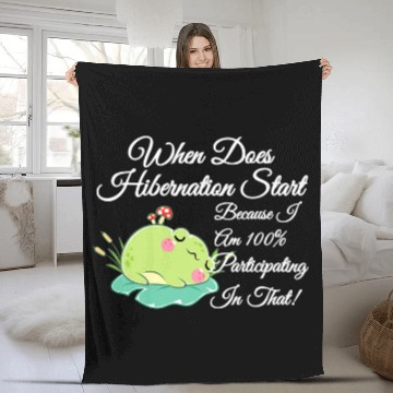 Discover Frog Pet Sleeping Frog Toad When Hibernation Start 100 Participating Fleece Blankets
