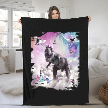 Discover Unicorn Pet Rainbow Dinosaur Fleece Blankets