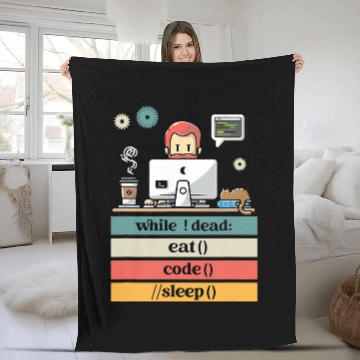 Discover Python Pet Computer Science Python Programmer Eat Code Sleep Coder Zip Fleece Blankets