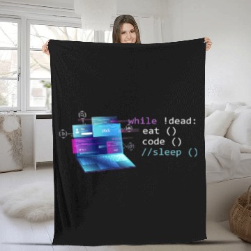 Discover Python Pet Computer Science Python Programmer Eat Code Sleep Repeat Fleece Blankets Fleece Blankets