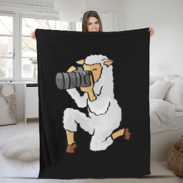 Discover Sheep Pet Lamb Photographer Ironic Sheep Photography Baseball Tees Fleece Blankets