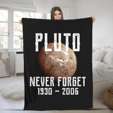 Discover Astronaut Job vintages Pluto Never Forget Graphic Funny Space Science Baseball Tees Fleece Blankets