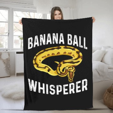 Discover Python Pet Banana Ball python Whisperer Baseball Tees Fleece Blankets