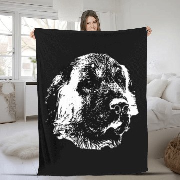 Discover Anatolian Shepherd Pet Face Baseball Tees Fleece Blankets