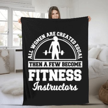 Discover Fitness Instructor Personal Trainer Professional Coach Zip Fleece Blankets