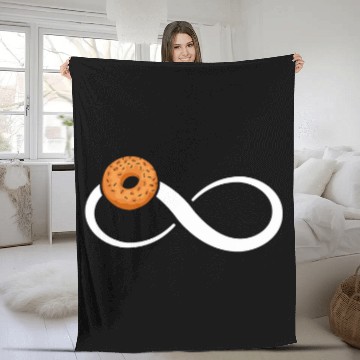 Discover Inifinity Bagel Baker Bagel Lover Bagels Baking Bagel Maker Zip Fleece Blankets