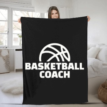 Discover Basketball coach Baseball Tees Fleece Blankets